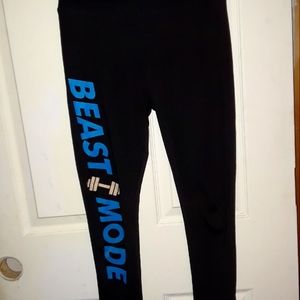 Yoga pants by Beast Mode by Marshawn Lynch. Size small